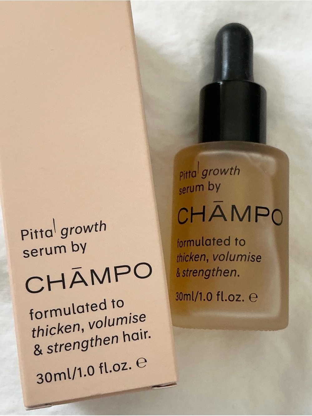 CHĀMPO Pitta Growth Serum — Nude/Amber Bottle